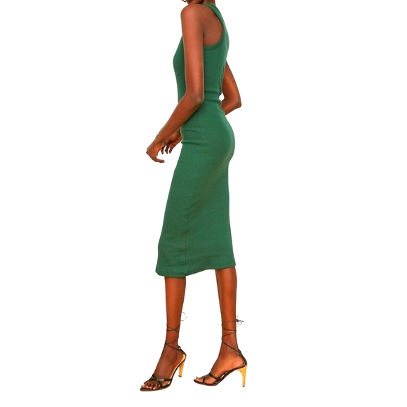 Trendyol Women Midi Bodycon Slim Fit Knitted Dress - Picture 2 of 4